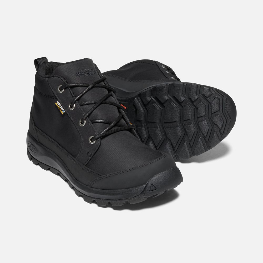 Keen Laarzen Heren Zwart - Glieser Nylon Waterproof - 46250-SGFW